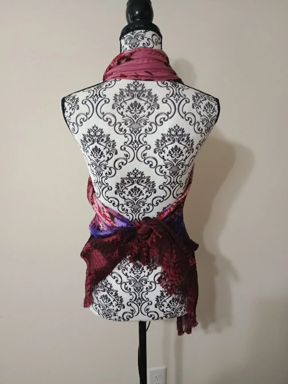 Silky Crinkled Multiway Wrap Scarf